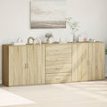 Sideboard mit offenen Ablagen, geschlossenem Stauraum und Schubladen