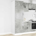Sideboard mit den Massen 60 x 57 x 207 cm in Betongrau