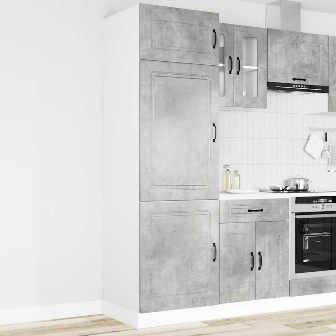 Sideboard mit den Massen 60 x 57 x 207 cm in Betongrau