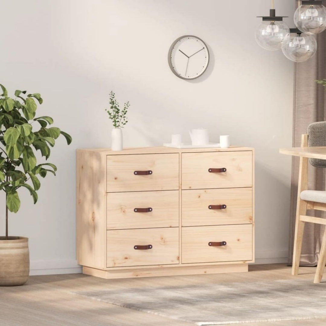 Sideboard mit den Massen 100 x 40 x 75 cm in Naturbraun