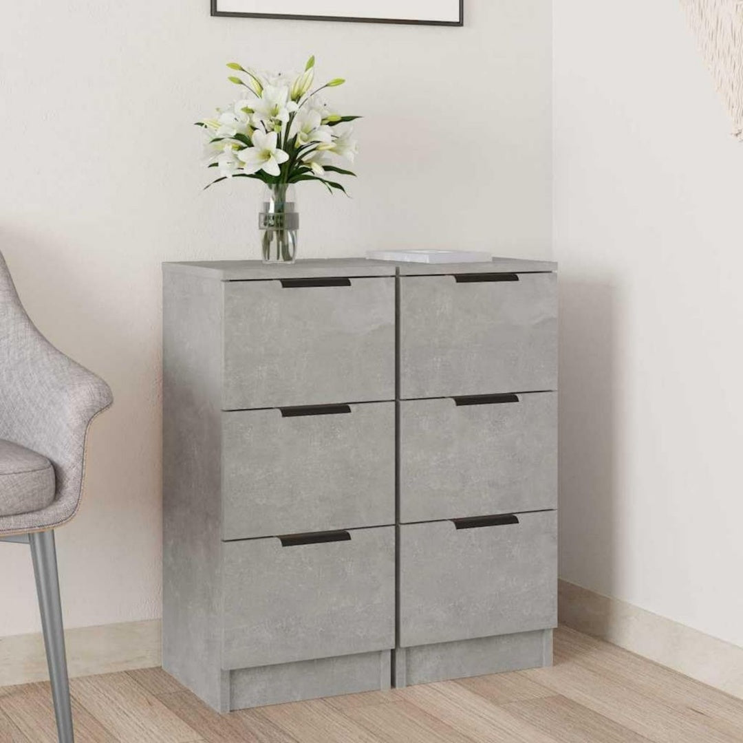 Sideboard mit den Massen 30 x 30 x 70 cm in Betongrau