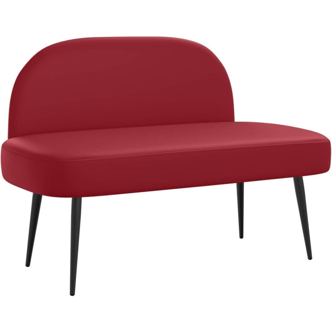 Sitzbank mit den Massen 110 x 60 x 76 cm in Rot