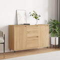 Sideboard aus Holzwerkstoff in Eichenbraun mit den Massen 104 x 35 x 70 cm
