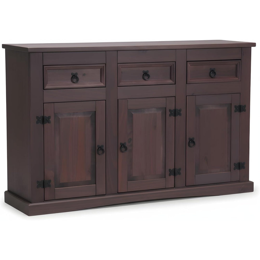 Sideboard mit 3 Schubladen und Metallgriffen