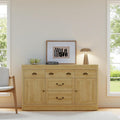 Sideboard aus Massivholz zeigt 2 Tueren
