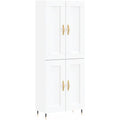 Sideboard mit den Massen 69.5 x 34 x 180 cm in Weiss