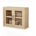 Glastueren praegen das Sideboard aus Samt