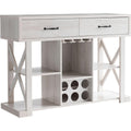 Sideboard aus Holzwerkstoff zeigt 2 Schubladen