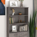 Vitrine aus Holzwerkstoff und Kiefernholz